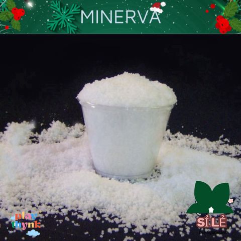 Bộ 10 Túi Bột Tuyết Nhân Tạo Trang Trí Giáng Sinh - Phụ Kiện Làm Slime Sáng Tạo, An Toàn, Không Độc Hại