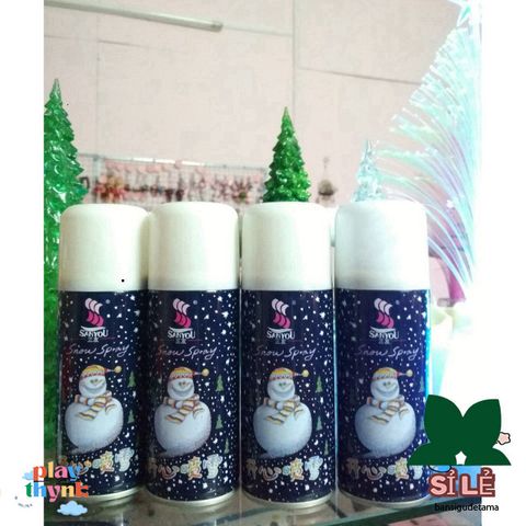 Xịt Tuyết Giáng Sinh Siêu Tốc - Trang Trí Cây Thông & Cửa Kính Đẹp Cho Mùa Lễ Hội, Quà Tặng Ý Nghĩa