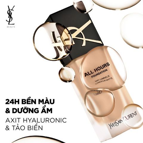 Kem Nền Yves Saint Laurent YSL All Hours Glow Tone LC1 - Kem Trang Điểm Cao Cấp, Cấp Ẩm và Che Khuyết Điểm Tự Nhiên