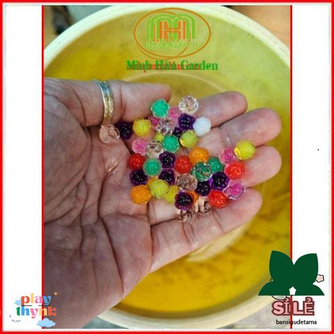Hạt Tinh Thể Trồng Cây Thủy Sinh - 300 Viên Đất Sạch Trang Trí Bình Lọ Thủy Tinh, Đẹp Mắt và Dễ Dàng Chăm Sóc
