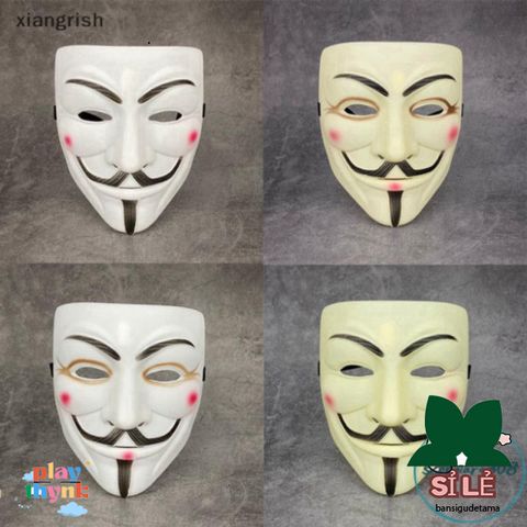 Mặt nạ Cosplay Hacker Vendetta PVC - Đồ lễ Halloween, Quà Tặng Phim Việt Nam Thú Vị, Sự Kiện Nhập Vai ấn Tượng