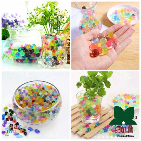 Set 1000 Viên Hạt Tinh Thể Nở Đẹp Mắt - Trang Trí Hoa Lọc Sang Trọng, Thú Vị Cho Chậu Cây và Đám Cưới