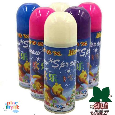 Xịt Bọt Tuyết Trắng Sinh Nhật - Giải Pháp Tiết Kiệm Cho Bữa Tiệc Tuyệt Vời - Tuyết Nhân Tạo 210ml Chất Liệu Nhôm Chống Trượt