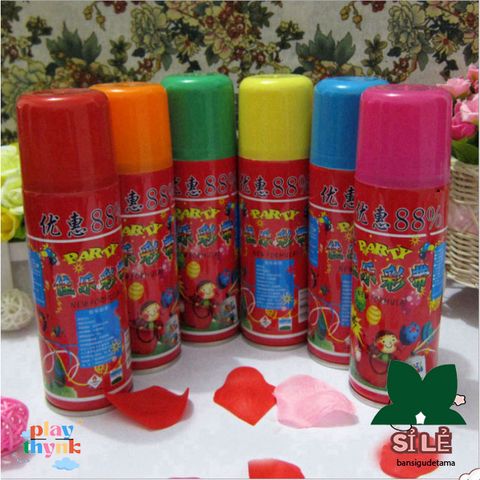 Xịt Bọt Tuyết Trắng Sinh Nhật - Giải Pháp Tiết Kiệm Cho Bữa Tiệc Tuyệt Vời - Tuyết Nhân Tạo 210ml Chất Liệu Nhôm Chống Trượt