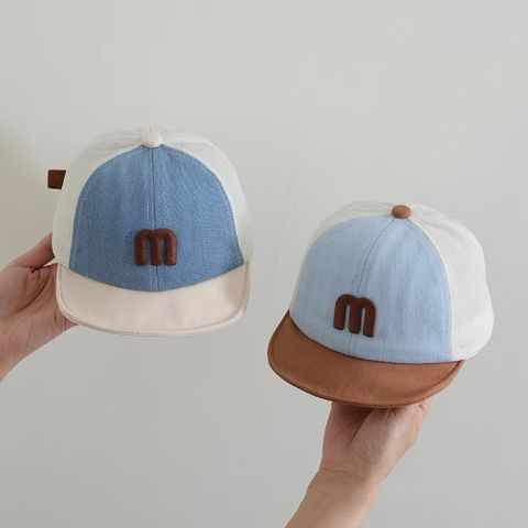 Mũ bóng chày denim cho bé - Mũ mùa hè có thể thở, vành mềm, phong cách dễ thương, món quà thời trang cho trẻ em