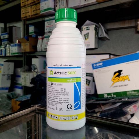 Thuốc Khử Trùng Kho Actellic 50EC 1000ml Syngenta - Diệt Mọt, Côn Trùng Hại Nông Sản An Toàn, Hiệu Quả, Phòng Chống Lâu Dài