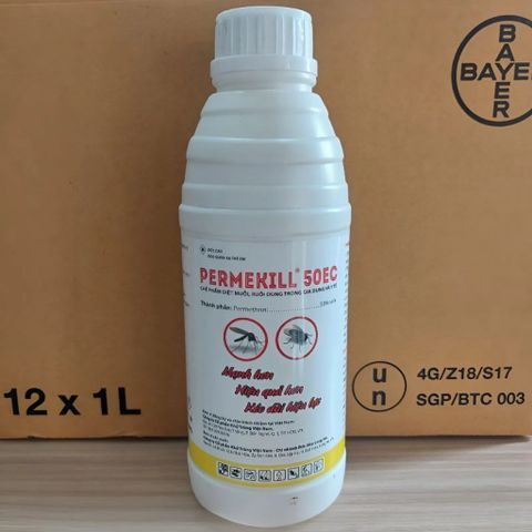 Thuốc Diệt Côn Trùng PERMEKILL 50EC - Dung Dịch Diệt Muỗi, Ruồi, Côn Trùng Hiệu Quả Cho Gia Đình Và Kho Xưởng 1 Lít