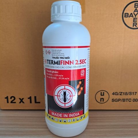 Thuốc Diệt Mối TERMIFIN 2.5EC 100ml - Hiệu Quả Chống Côn Trùng Cho Công Trình Xây Dựng