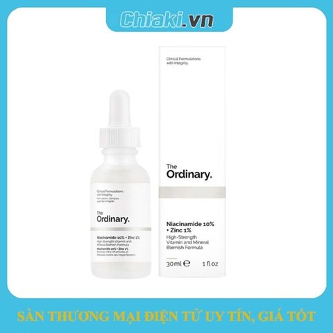 Serum The Ordinary Niacinamide 10% + Zinc 1% Chống Viêm 30ml - Sản Phẩm Chăm Sóc Da Hiệu Quả Cho Da Nhờn và Nhạy Cảm