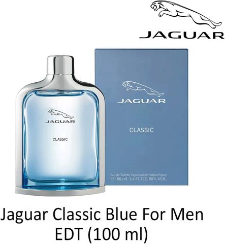 Nước hoa nam Jaguar Classic Blue EDT 100ml - Quà tặng mô hình xe ô tô tinh xảo - Hương thơm sang trọng, đẳng cấp và quyến rũ