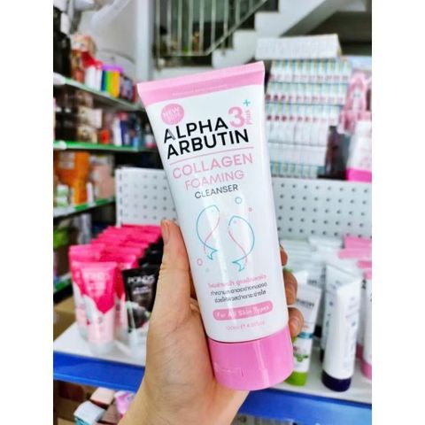 Sữa Rửa Mặt Alpha Arbutin 120ml - Làm Sáng Da, Giảm Nhờn, Ngăn Ngừa Mụn Cho Da Dầu Mịn Màng, Tươi Mát