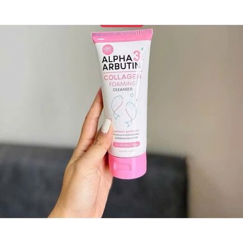 Sữa Rửa Mặt Alpha Arbutin 120ml - Làm Sáng Da, Giảm Nhờn, Ngăn Ngừa Mụn Cho Da Dầu Mịn Màng, Tươi Mát
