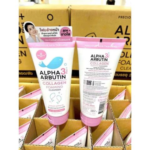 Sữa Rửa Mặt Alpha Arbutin 120ml - Làm Sáng Da, Giảm Nhờn, Ngăn Ngừa Mụn Cho Da Dầu Mịn Màng, Tươi Mát
