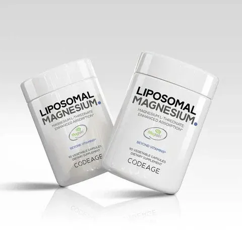 Viên uống bổ sung Codeage Liposomal Magnesium L-Threonate 90 viên - Hỗ trợ trí nhớ, giấc ngủ sâu, giảm căng thẳng, khỏe tim mạch