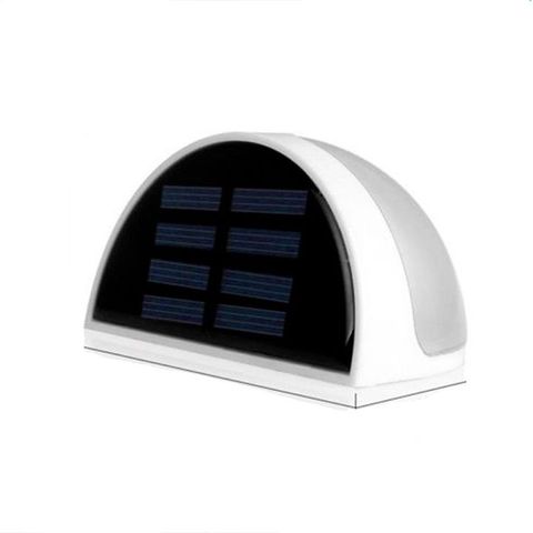 Đèn Tường Năng Lượng Mặt Trời 6 LED - Chiếu Sáng Bền Bỉ, Đèn LED Sạc Pin Qua Ánh Sáng Mặt Trời, Thích Hợp Cho Vườn, Lối Đi, Cầu Thang