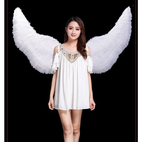 Cánh Thiên Thần Lớn 160CM x 90CM - Đồ Hóa Trang Huyền Bí Cho Người Lớn - Thích Hợp Chụp Ảnh, Biểu Diễn, Cosplay