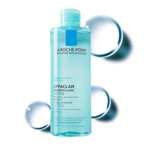 Nước Tẩy Trang La Roche-Posay Micellar Water Ultra Dành Cho Da Dầu 400ml - Sạch Sâu, Dịu Nhẹ, Ngừa Mụn, Không Gây Kích Ứng