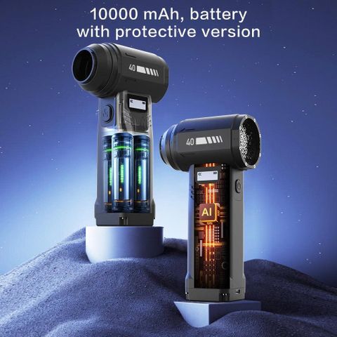 Quạt Phản Lực Turbo Fan G1 400W - Pin 10.000mAh, 9 Cấp Gió, Đa Năng Vệ Sinh Thiết Bị Điện Tử, Thiết Kế Nhỏ Gọn, Bền Bỉ