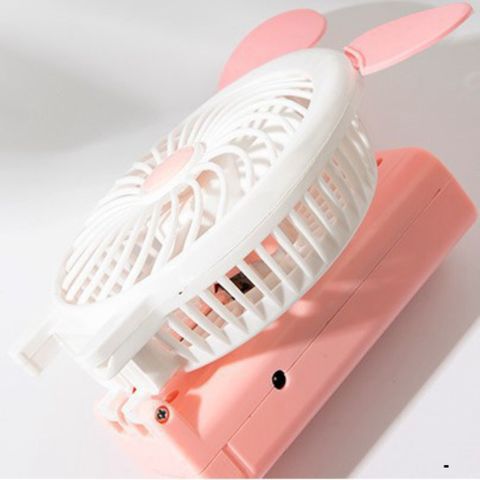 Quạt Mini Cầm Tay Tai Thỏ Dễ Thương Có Thể Gập Gọn - Quạt Sạc USB Đáng Yêu, Phụ Kiện Thời Trang Chụp Ảnh Thú Vị