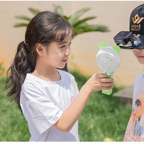Quạt Mini Cầm Tay Tai Thỏ Dễ Thương Có Thể Gập Gọn - Quạt Sạc USB Đáng Yêu, Phụ Kiện Thời Trang Chụp Ảnh Thú Vị