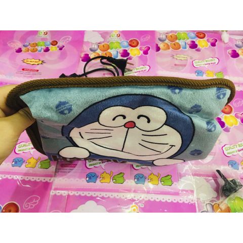 Túi Sưởi Hình Mèo Totoro Hồng Cầm Gương - Túi Chườm Nóng Lạnh Dễ Thương Giữ Nhiệt Cho Mùa Đông
