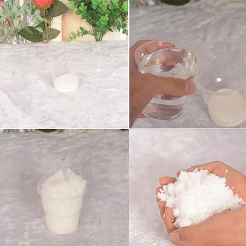 Tuyết Nhân Tạo Làm Slime - Gói Tuyết Nguyên Liệu Xanh Bông Bạc Để Trang Trí Giáng Sinh và Sáng Tạo Cloud Slime 8g