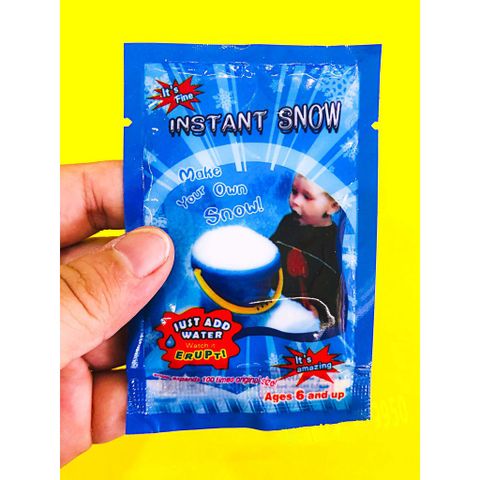 Tuyết Nhân Tạo Làm Slime - Gói Tuyết Nguyên Liệu Xanh Bông Bạc Để Trang Trí Giáng Sinh và Sáng Tạo Cloud Slime 8g