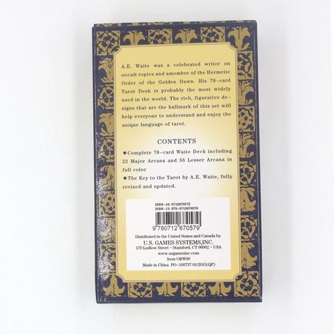 Bộ Bài Tarot Original Rider Waite Cao Cấp 78 Lá - Dự Đoán Phong Thủy & Vận Mệnh - Phiên Bản Tiếng Anh ấn Tượng