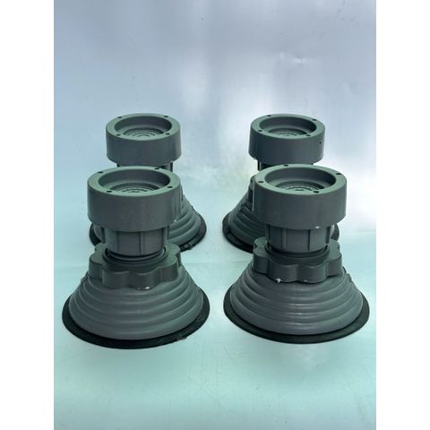 Bộ 4 Chân Đỡ Đa Năng Chống Rung Tăng Giảm cho Máy Giặt, Tủ Lạnh - Tiện Ích Dễ Vệ Sinh, Bảo Vệ Thiết Bị khỏi Ẩm Mốc