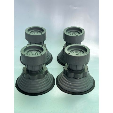 Bộ 4 Chân Đỡ Đa Năng Chống Rung Tăng Giảm cho Máy Giặt, Tủ Lạnh - Tiện Ích Dễ Vệ Sinh, Bảo Vệ Thiết Bị khỏi Ẩm Mốc