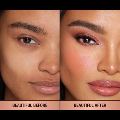 Má Hồng Charlotte Tilbury Matte Blush Wand Chính Hãng 12ml - Màu #Pillow Talk Peach Pop Tươi Tắn, Dễ Dàng Trang Điểm