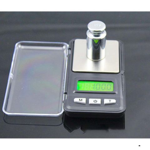 Cân Tiểu Ly Điện Tử Mini 500g Đen - Độ Chính Xác 0.1g, Thiết Kế Nhỏ Gọn, Chất Lượng Cao, Đành Cho Thực Phẩm nhẹ