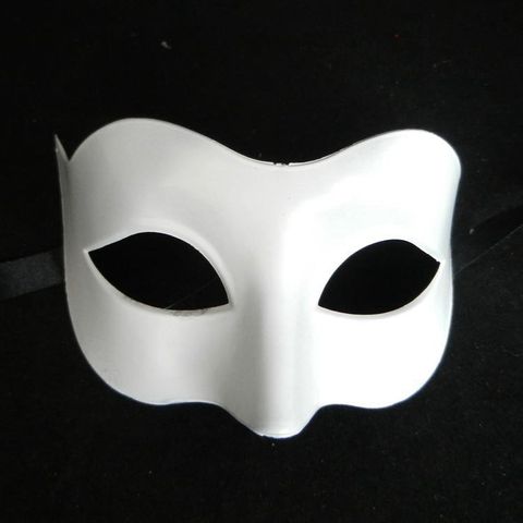 Mặt Nạ Nửa Mặt Cosplay Trơn Tuột - Mặt Nạ Dự Tiệc, Hóa Trang Halloween Cho Nam Nữ - 20 Màu Sắc Tùy Chọn