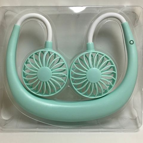 Quạt Đeo Cổ Mini Tích Điện 7 Cánh - Siêu Mát và Tiện Lợi cho Nội Trợ, Tập Gym, Hoạt Động Ngoài Trời, USB Sạc, 3 Tốc Độ Gió