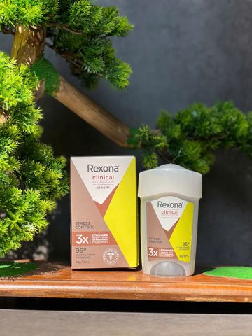 Lăn Khử Mùi Kem Rexona Clinical Protection Stress Control - Chống Hôi, Bảo Vệ 96 Giờ, Công Nghệ MotionSense