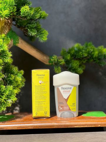 Lăn Khử Mùi Kem Rexona Clinical Protection Stress Control - Chống Hôi, Bảo Vệ 96 Giờ, Công Nghệ MotionSense