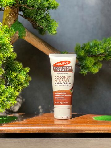Kem Dưỡng Da Tay Palmer's Coconut Oil - Cấp Ẩm Sâu với Dầu Dừa Hữu Cơ và Chiết Xuất Cà Phê Xanh, Dưỡng Ẩm Mềm Mịn, Vegan Friendly