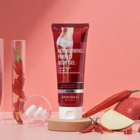 Kem Banobagi Hot Burning Perfect Body Gel - Gel Massage Giảm Mỡ Bụng Hiệu Quả, Làm Săn Chắc Cơ Thể, Hỗ Trợ Làm Đẹp Tự Nhiên