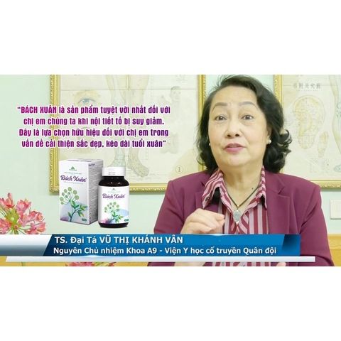 Viên Uống Bách Xuân – Cân Bằng Nội Tiết Cho Phụ Nữ, Hỗ Trợ Làm Đẹp Da và Giảm Triệu Chứng Tiền Mãn Kinh, Thực Phẩm Bảo Vệ Sức Khỏe