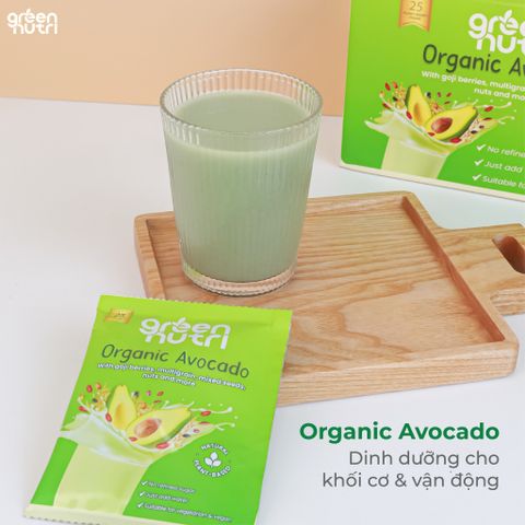 Sữa Hạt Ngũ Cốc Organic Avocado 300g - Thức Uống Chay Hỗ Trợ Sức Khỏe và Khối Cơ - Nhập Khẩu Singapore, Hương Vị Tự Nhiên