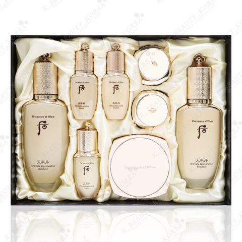 Bộ Chăm Sóc Da Whoo Ultimate Rejuvenative Special 8 Món - Tái Sinh, Dưỡng Ẩm, Trẻ Hóa Làn Da, Phù Hợp Mọi Loại Da
