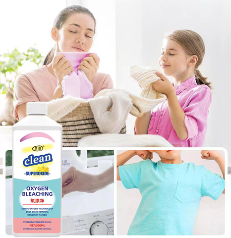 Nước Giặt Tẩy Quần Áo Superoxide Clean 300ml - Giặt Sạch Hiệu Quả, Khử Mùi Diệt Khuẩn An Toàn Cho Da, Chăm Sóc Quần Áo Tối Ưu