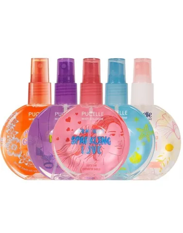 Nước Hoa PUCELLE Mist Cologne Wavy Ocean 75ml - Hương Thơm Tươi Mát, Quyến Rũ, Phong Cách Trẻ Trung, Tự Tin Trong Mỗi Ngày