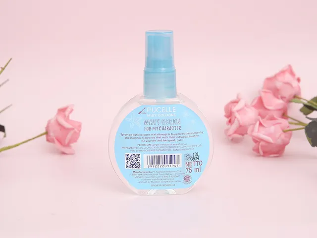Nước Hoa PUCELLE Mist Cologne Wavy Ocean 150ml - Hương Tươi Mát, Năng Động Dành Cho Mọi Dịp