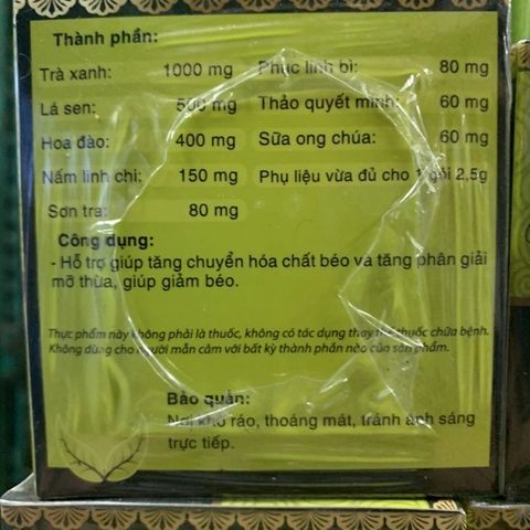Trà Giảm Cân Đông Dược Việt – Hỗ Trợ Thanh Lọc Cơ Thể, Giảm Mỡ, Phục Hồi Sức Khỏe Từ Nấm Linh Chi và Thảo Mộc Tự Nhiên