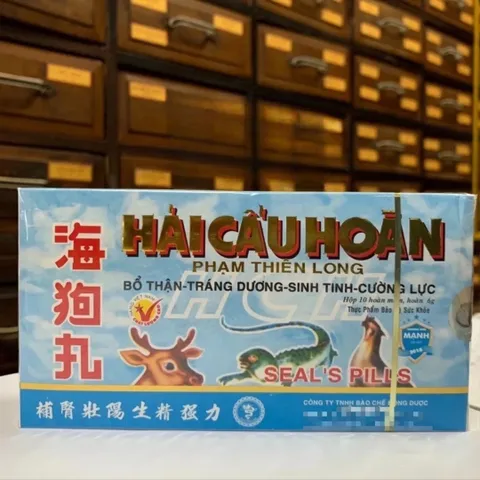 Hải Cẩu Hoàn Phạm Thiên Long - Thực Phẩm Chức Năng Tăng Cường Sinh Lực Nam Giới, Hộp 10 Hoàn Mềm Hỗ Trợ Sức Khỏe Tốt Nhất