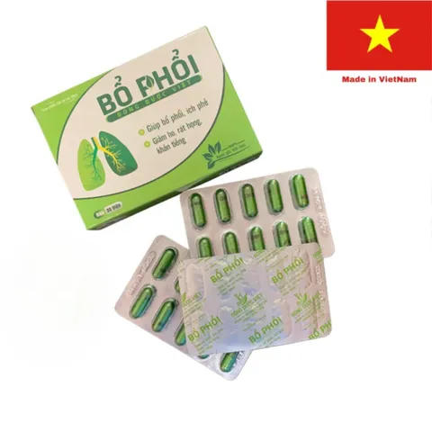 Bổ Phổi Ho Cảm Khàn Tiếng – Viên Uống và Siro Giảm Ho, Cảm Lạnh Hiệu Quả, Bảo Vệ Đường Hô Hấp Tự Nhiên