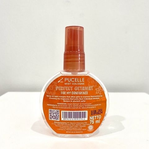 Nước Hoa PUCELLE Mist Cologne Hương Cỏ Cây Xanh Tươi Mát - Tự Tin Mỗi Ngày, 75ml/150ml