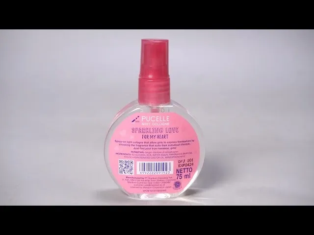 Nước Hoa PUCELLE Mist Cologne Sparkling Love For My Heart 75ml - Hương Thơm Quyến Rũ và Tươi Mát, Quà Tặng Ý Nghĩa