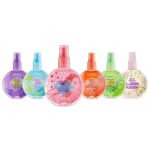 Nước Hoa PUCELLE Mist Cologne Blooming Blossom 150ml - Hương Hoa Trái Cây Tươi Mát, Nữ Tính và Quyến Rũ - Quà Tặng Tuyệt Vời cho Phái Đẹp